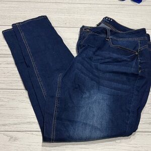 Ashley Stewart Women's Dark Blue Skinny Jeans